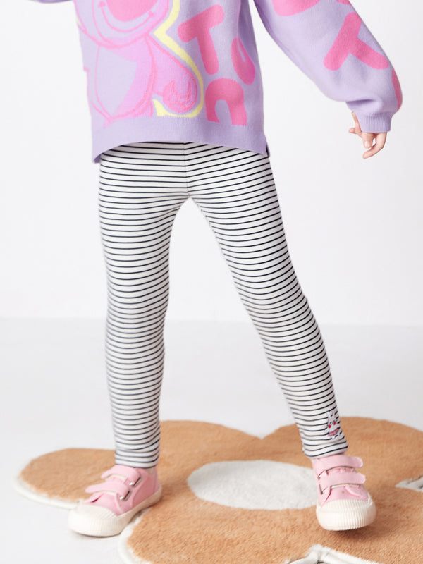 Balabala Toddler Girl Fleece Easy Matching Trousers