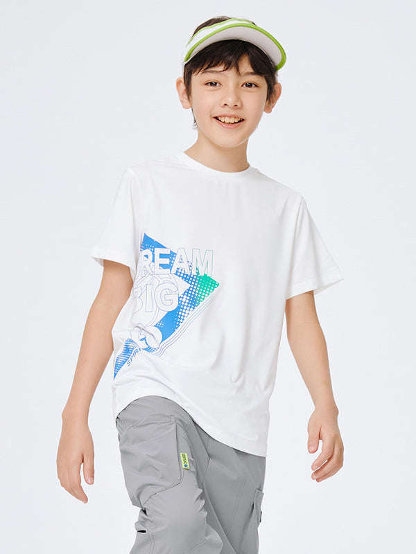 balabala Kid Boy sports quick-drying short-sleeved T-shirt 7-14 years