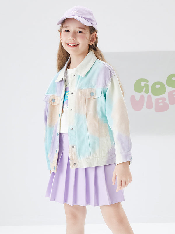 Kids Girl Fashion Printed Jacket208322105003
